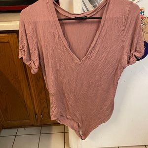 Fashion Nova V Neck body suit